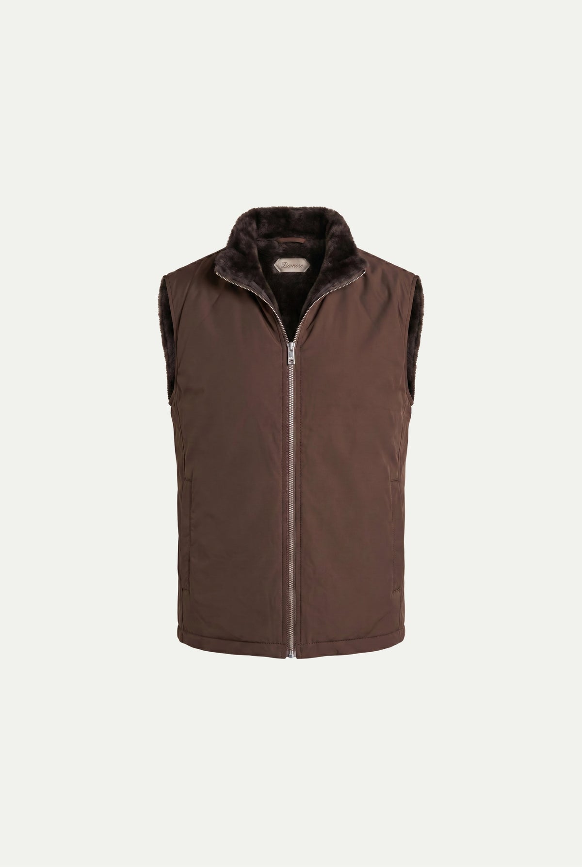 Ziamore Fur Bodywarmer Chocolate