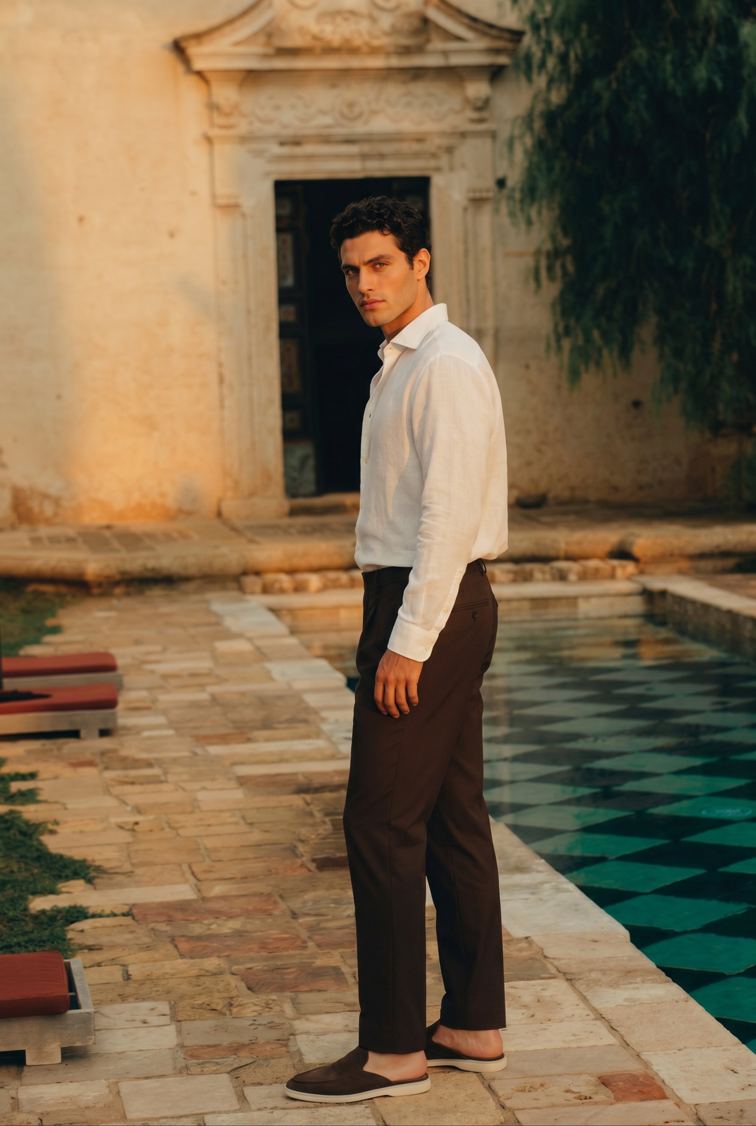 Portofino Classic Trouser Brown