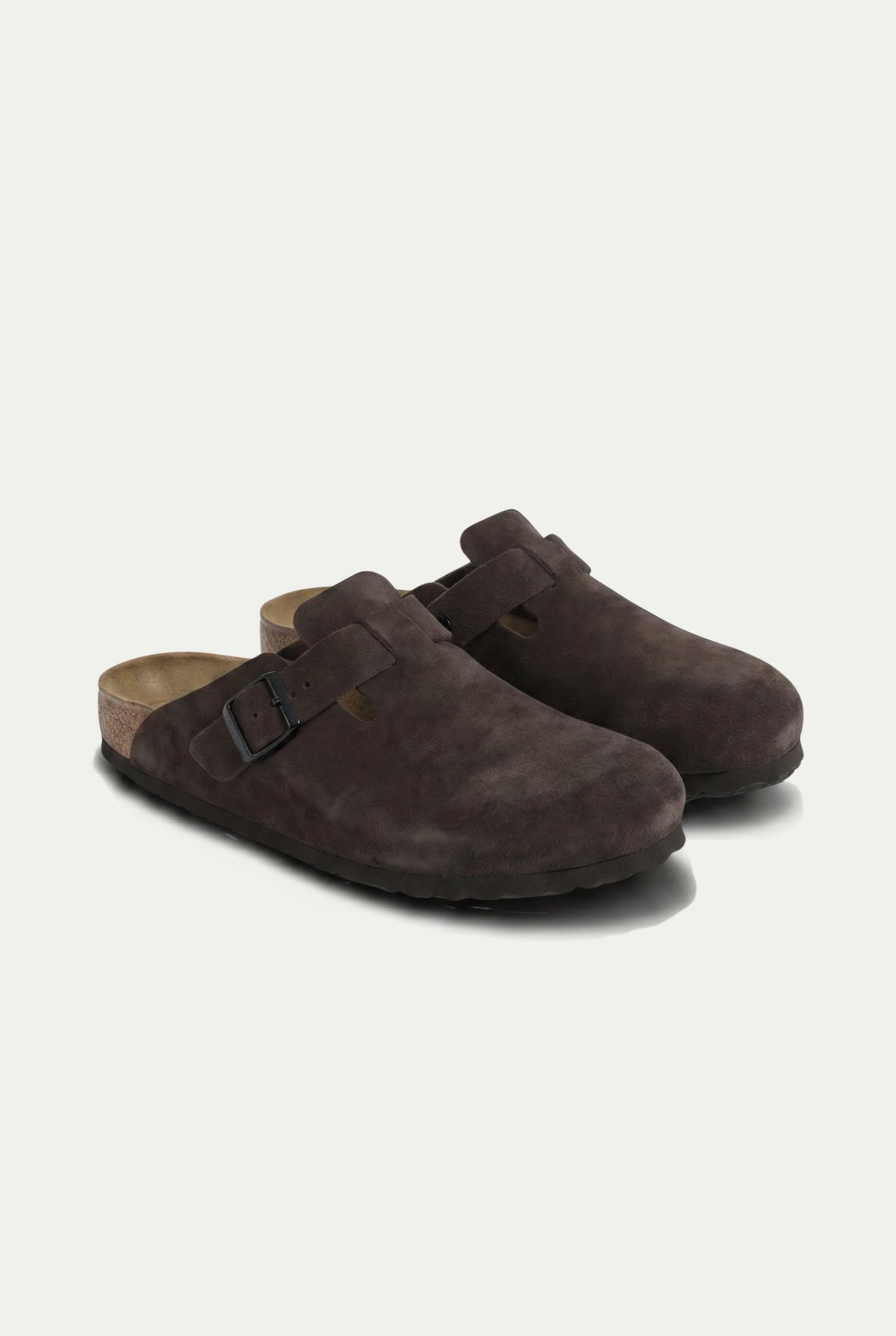Oslo Suede Clog Chocolate