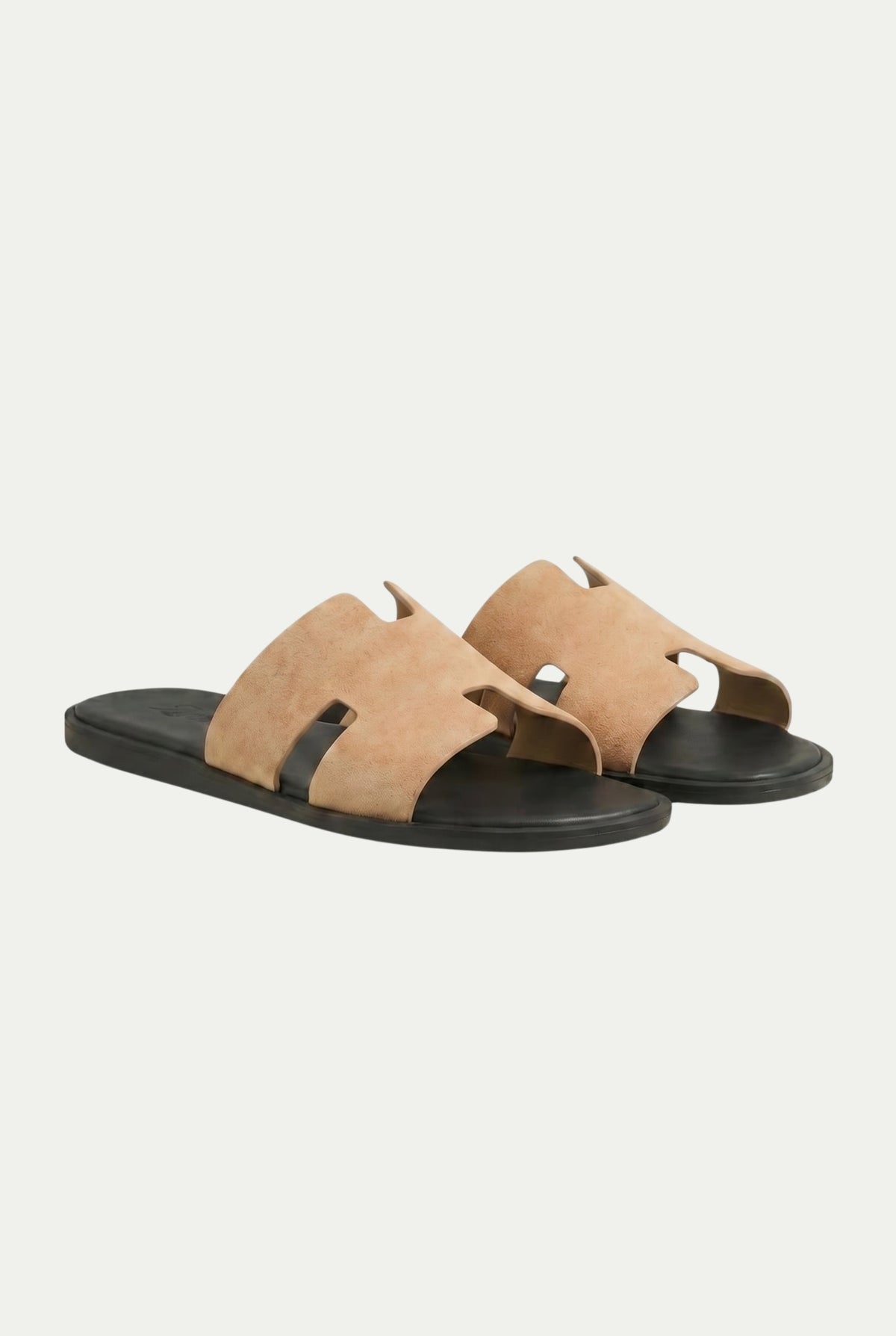 Capri Suède Slide Sand