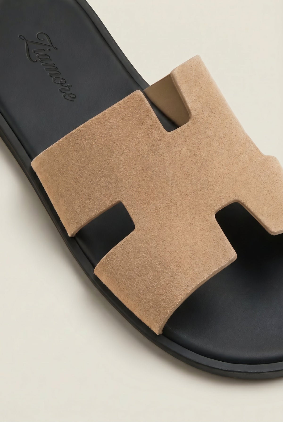 Capri Suède Slide Sand