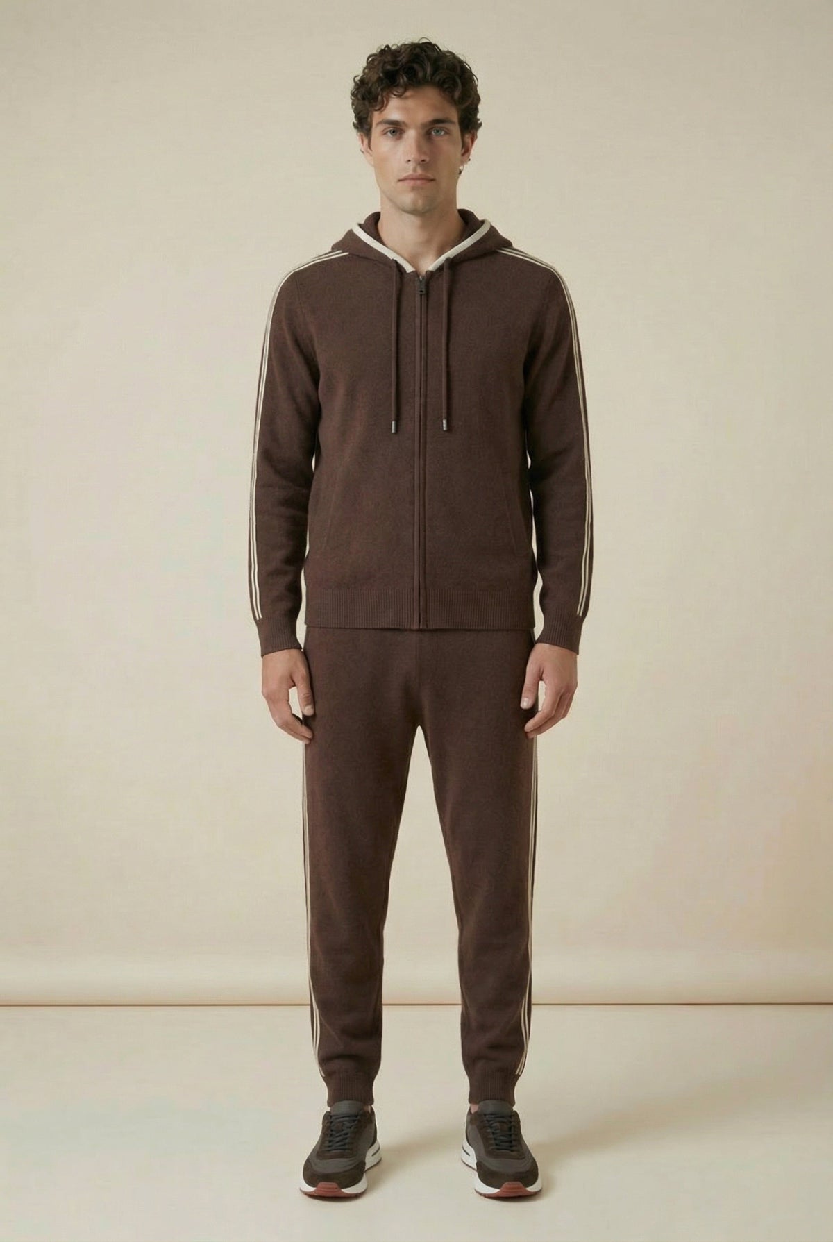 Capri Cashmere Set Brown