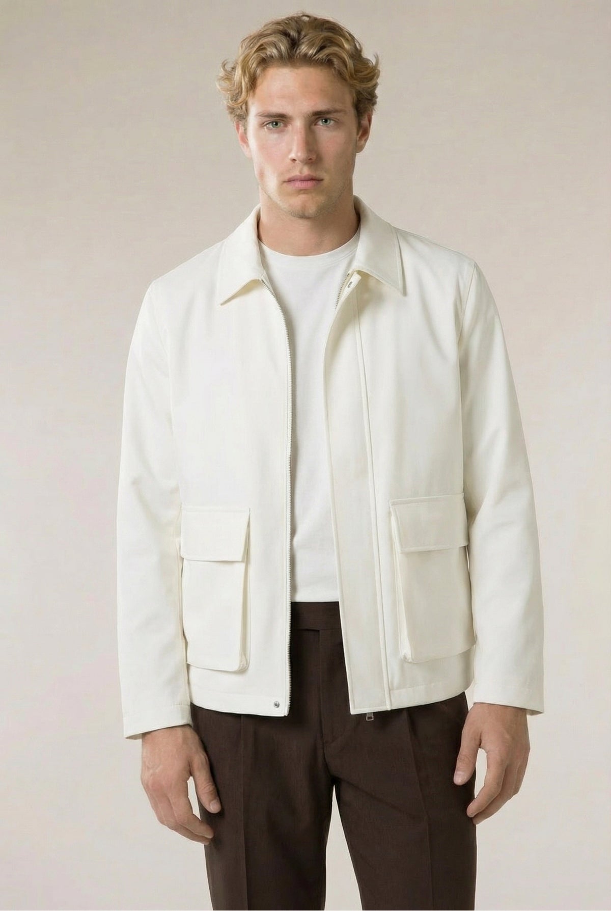 Como Field Jacket Cream