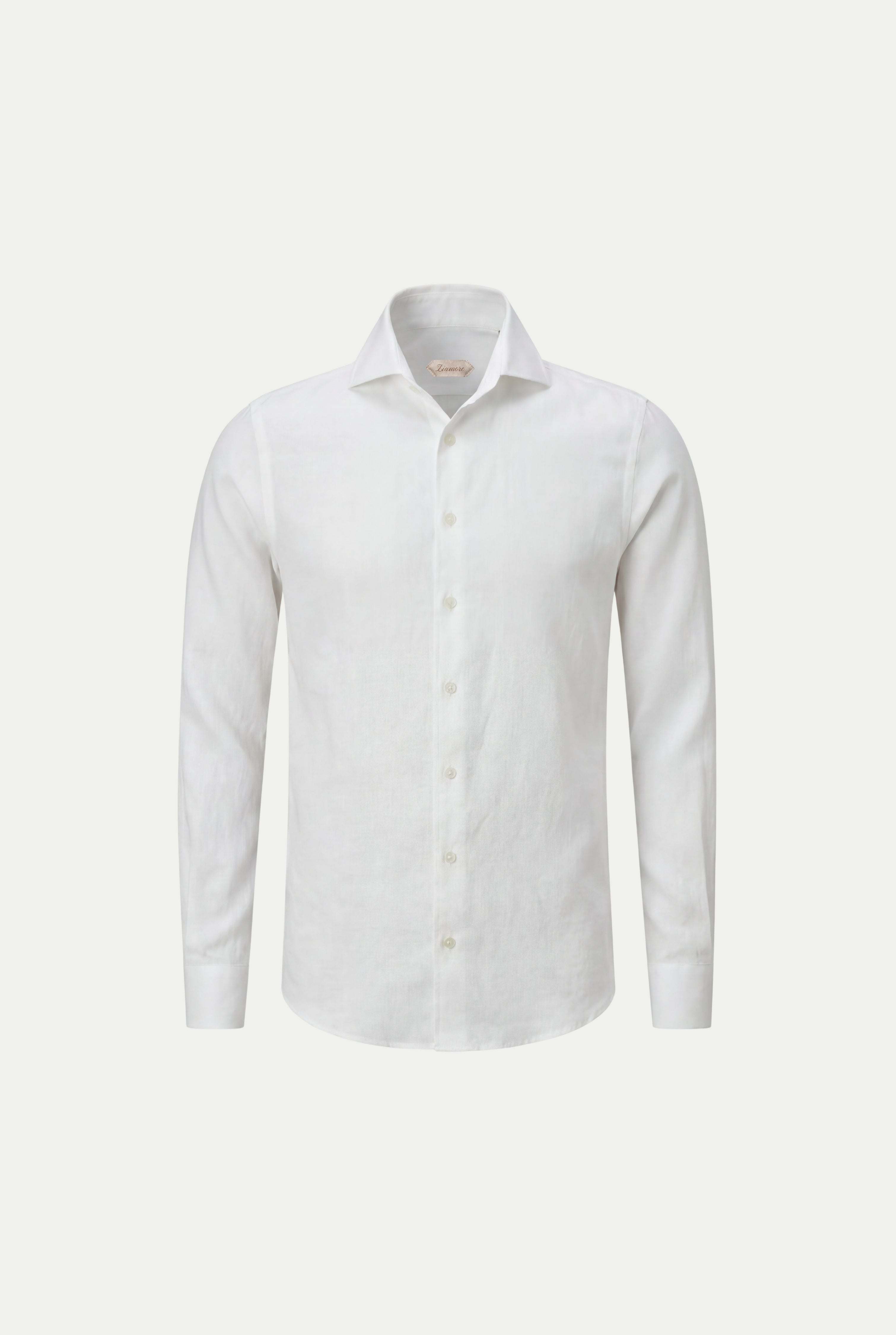 Amalfi Long Sleeve Linen Shirt White