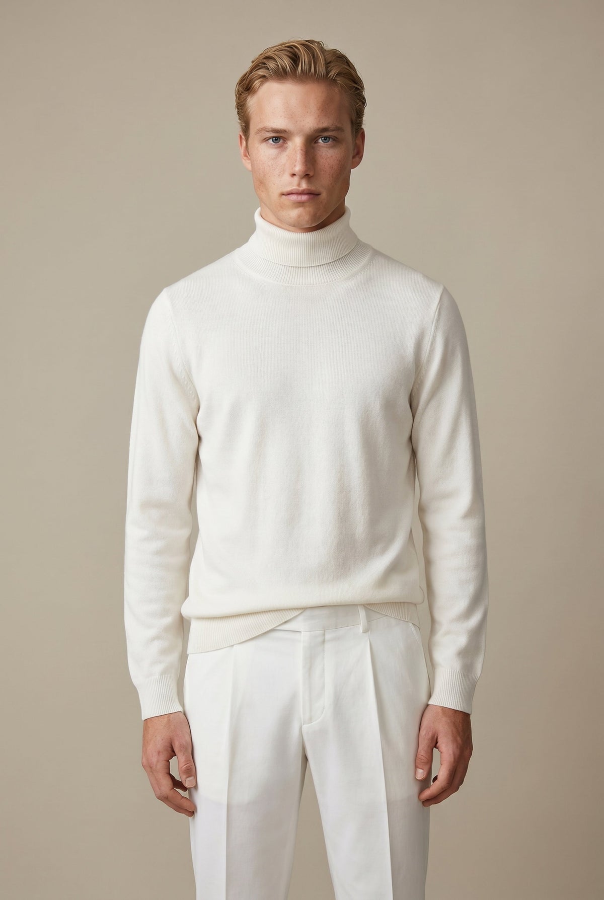 Amalfi Extrafine Rollneck White