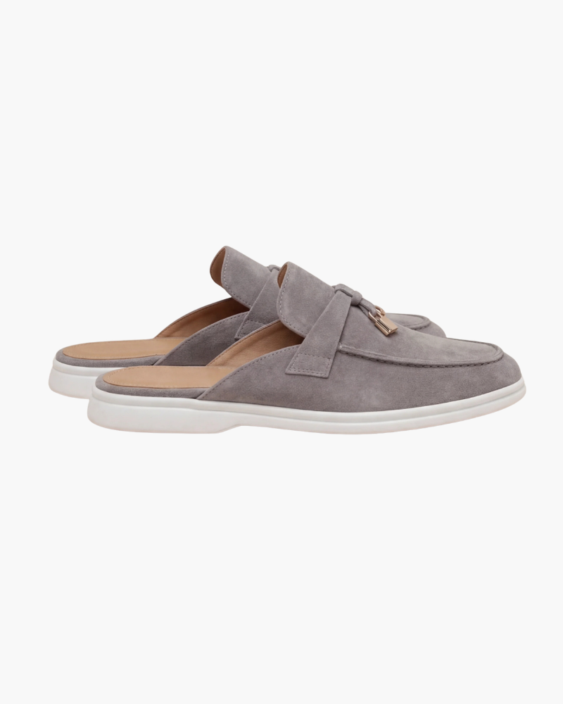 Light Grey Mediterranean Mule