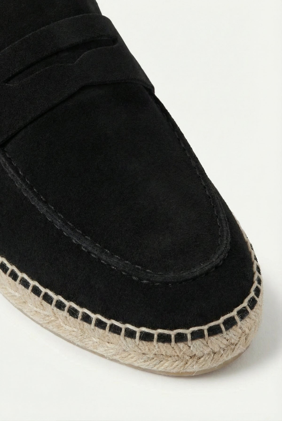 Capri Suede Loafer Black