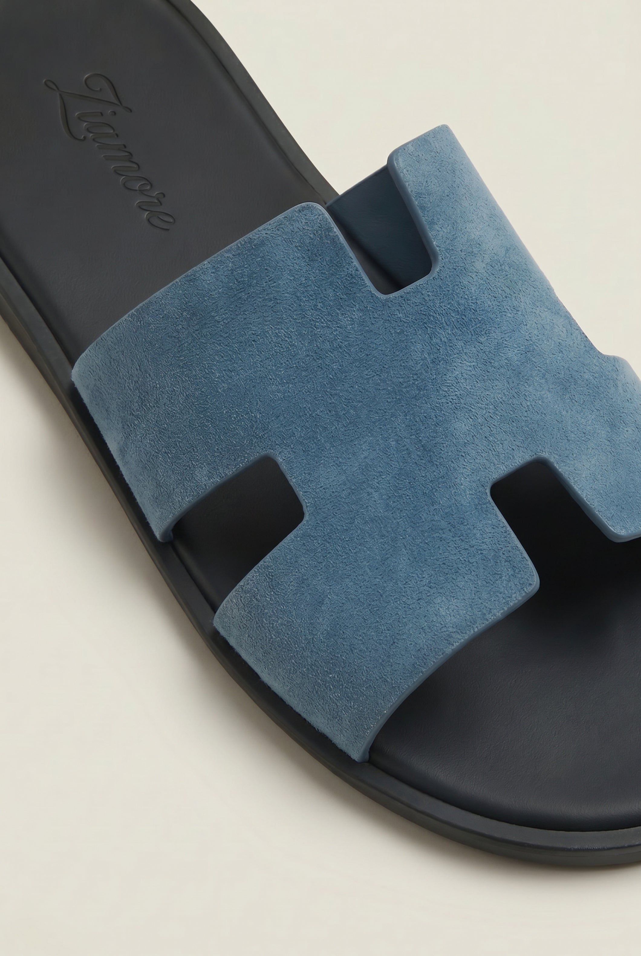 Capri Suède Slide Slate