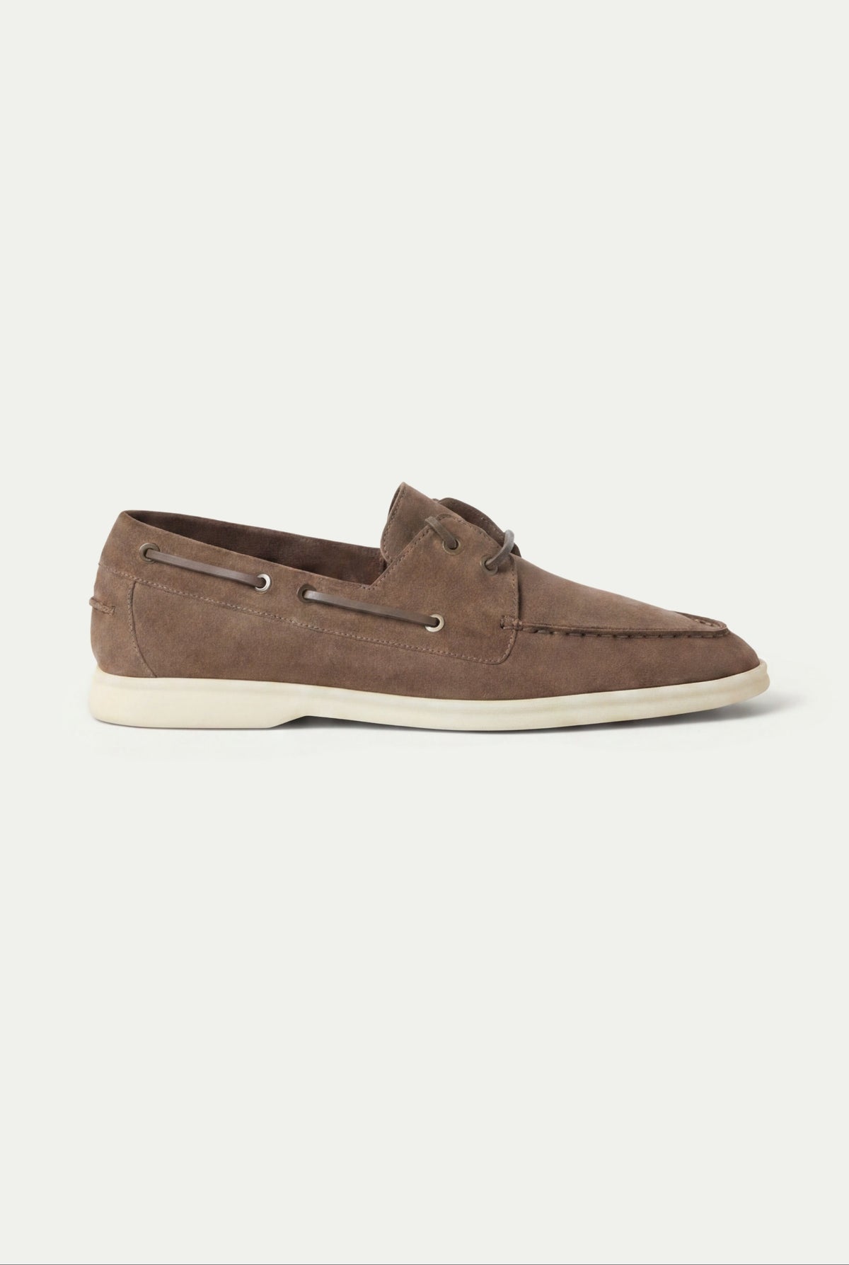 Yacht Walk Suede Loafer Taupe