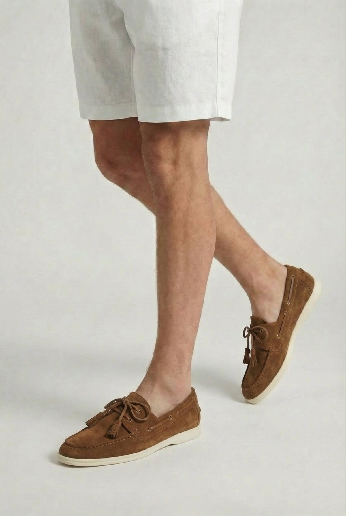Yacht Walk Suede Loafer Brown