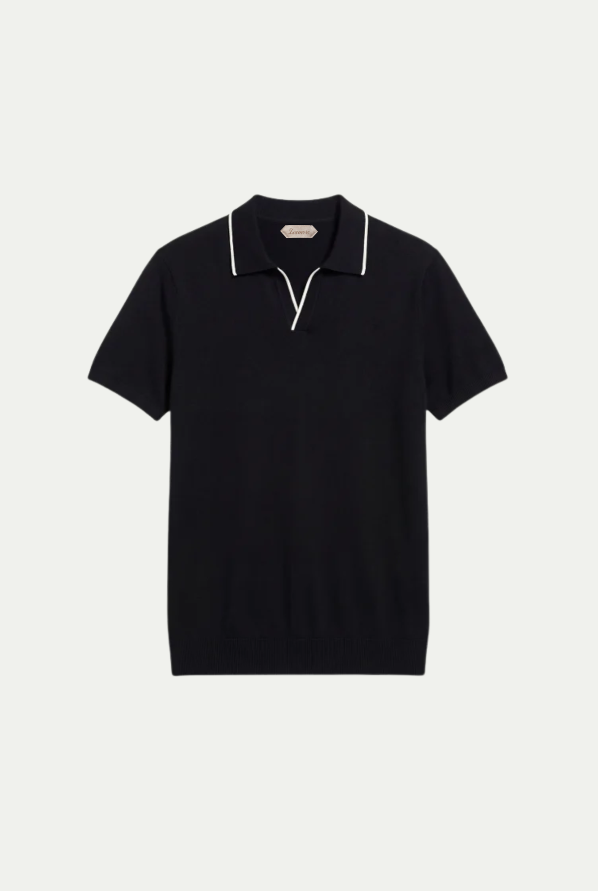 Paraggi Knit Polo Black