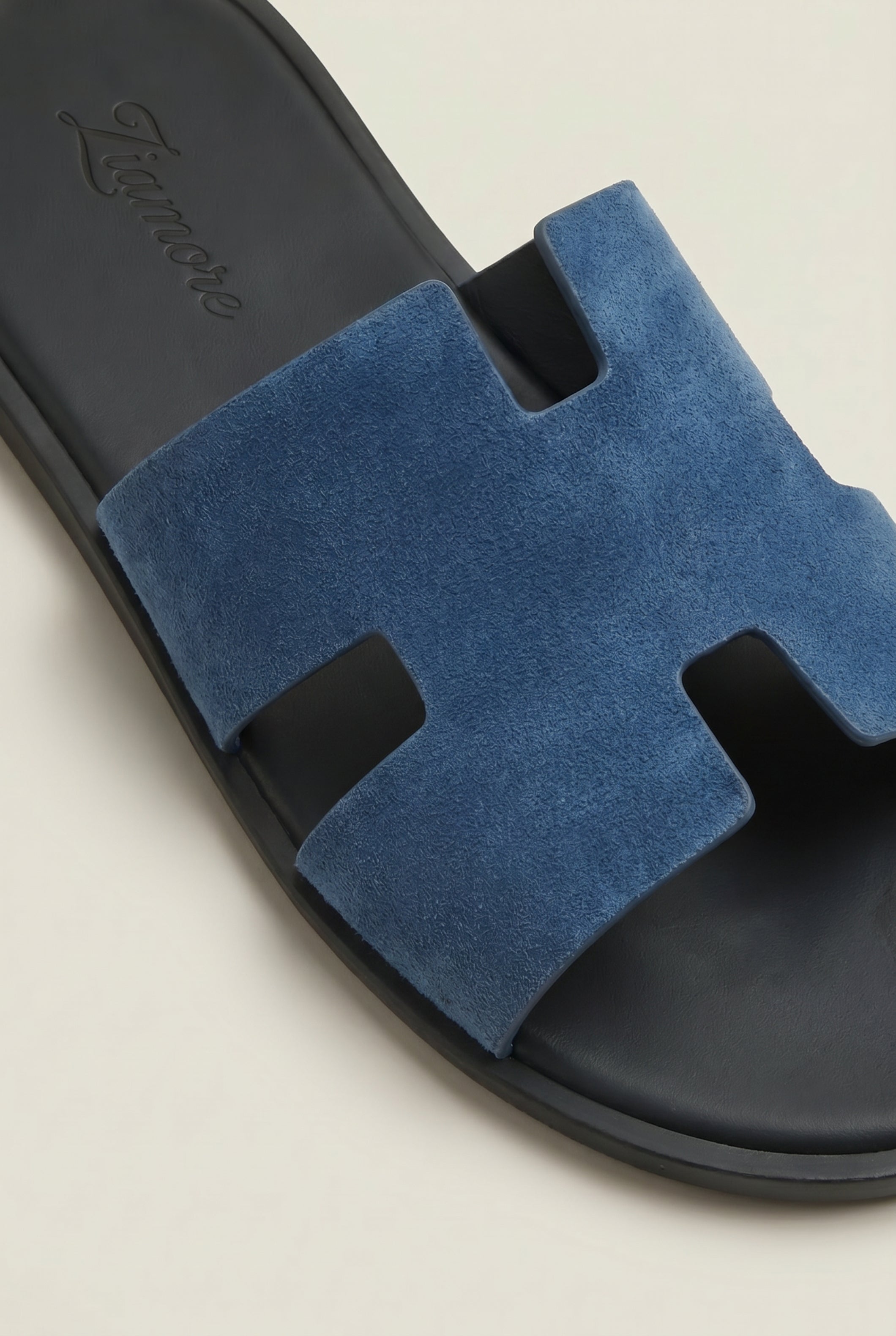 Capri Suède Slide Navy