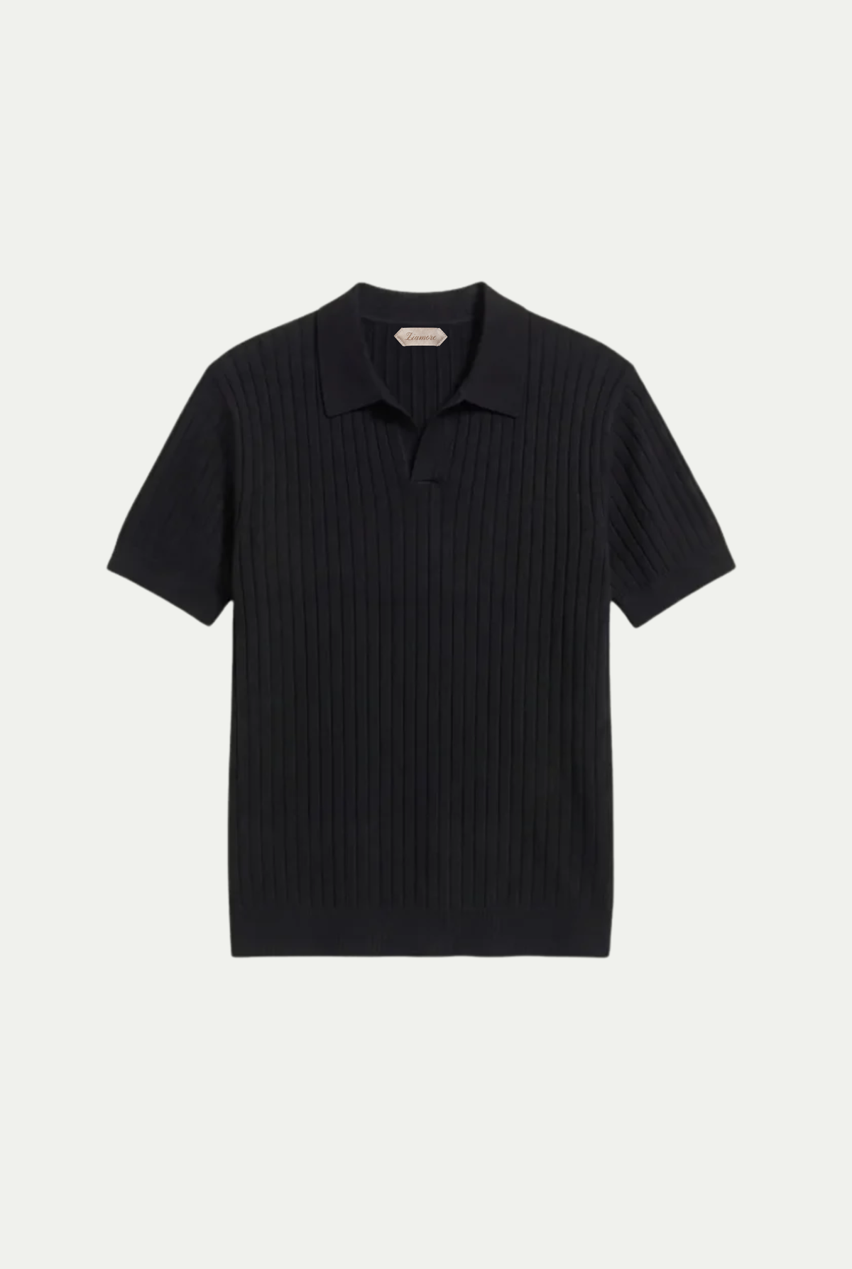 Capri Knit Polo Black
