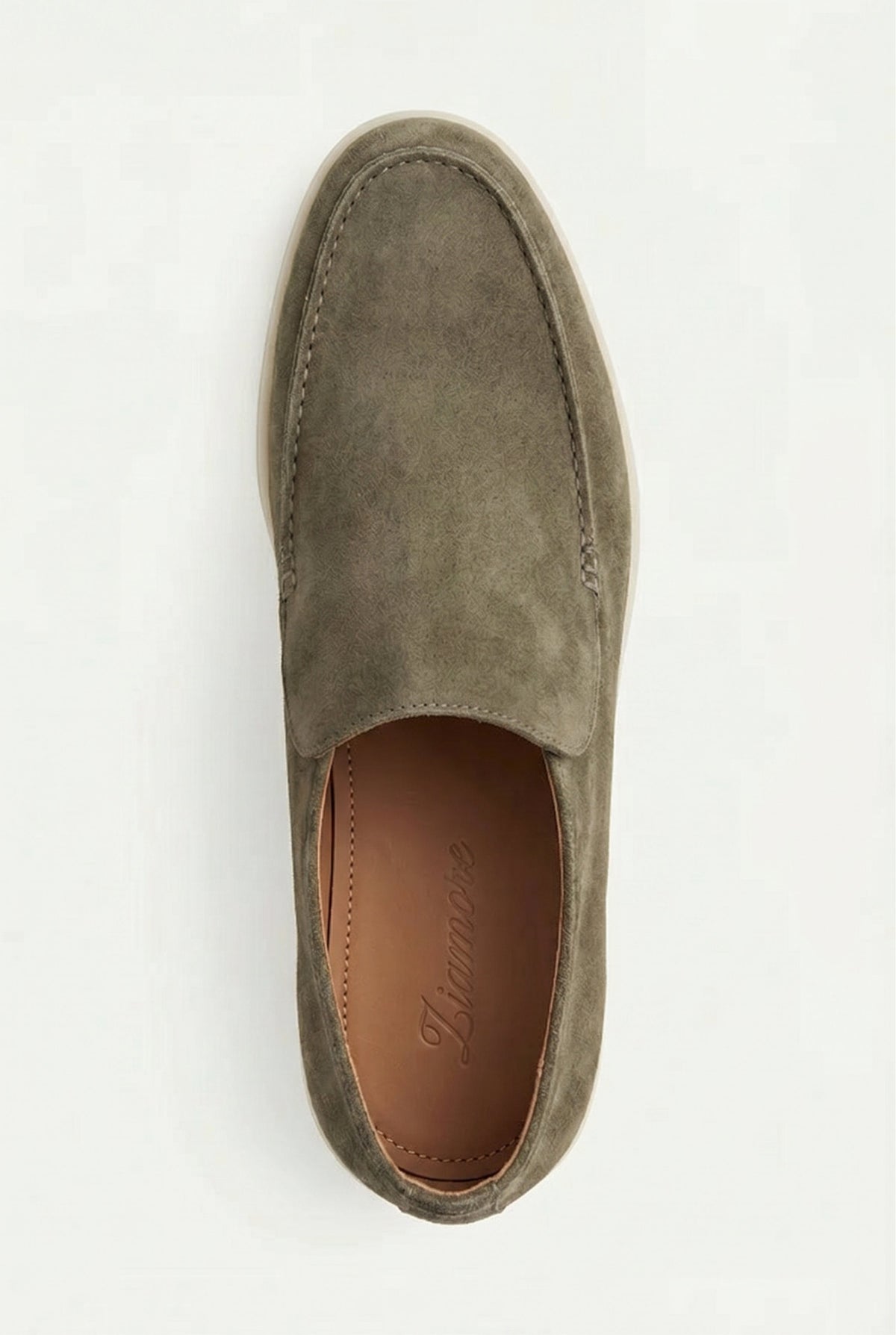 Amalfi Suède City Loafer Dark Taupe