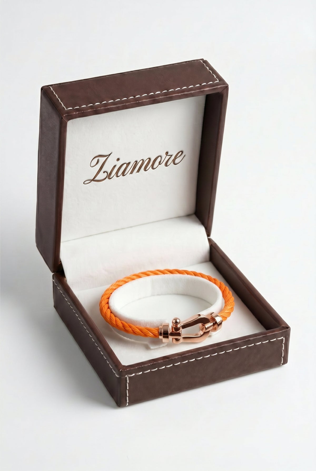 Ziamore Yacht Bracelet Orange/Rose Gold