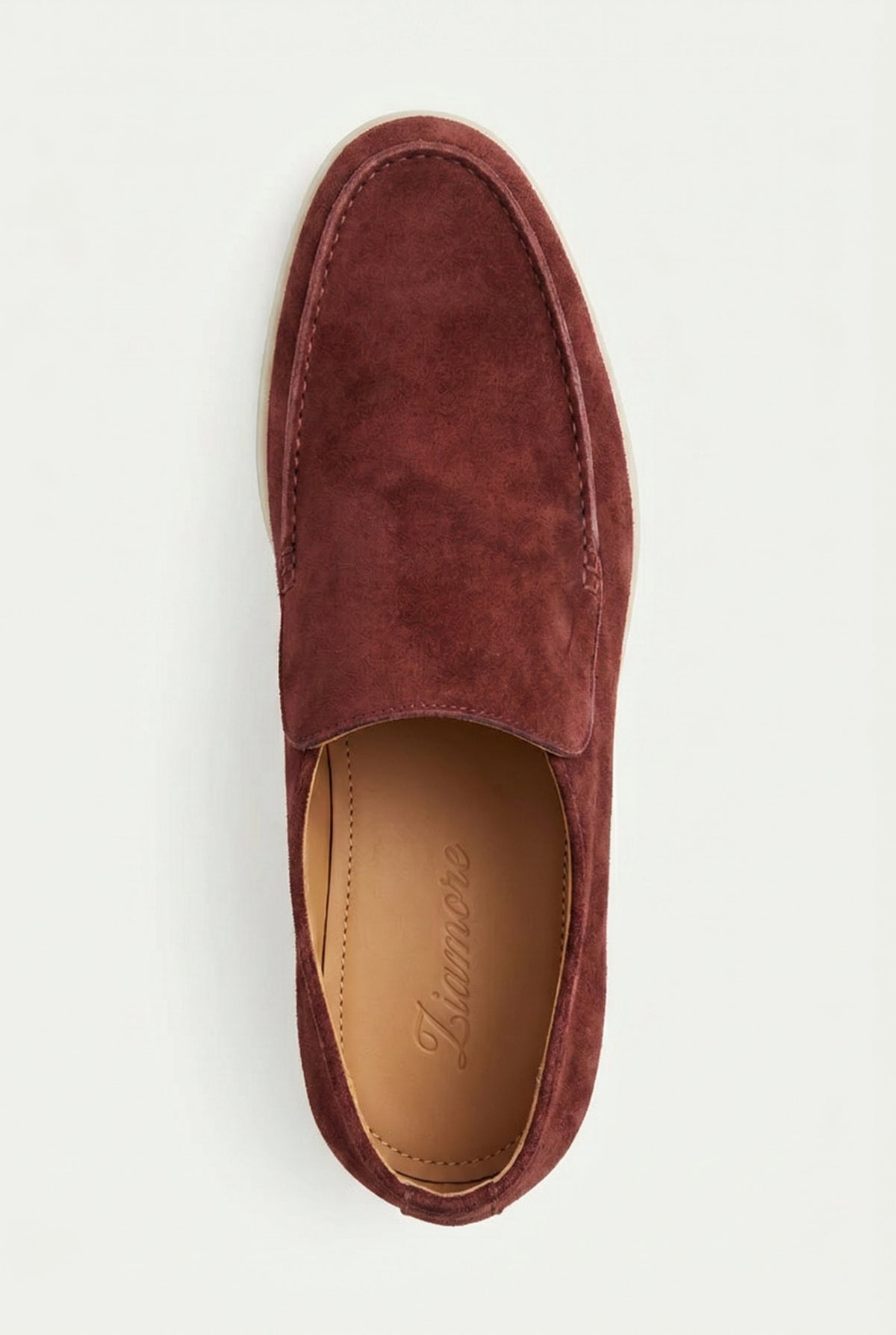 Amalfi Suède City Loafer Burgundy