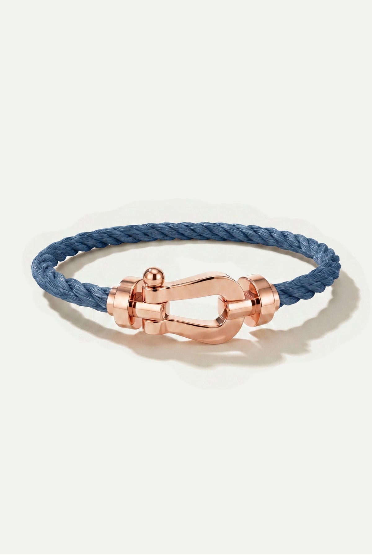 Ziamore Yacht Bracelet Navy/Rose Gold