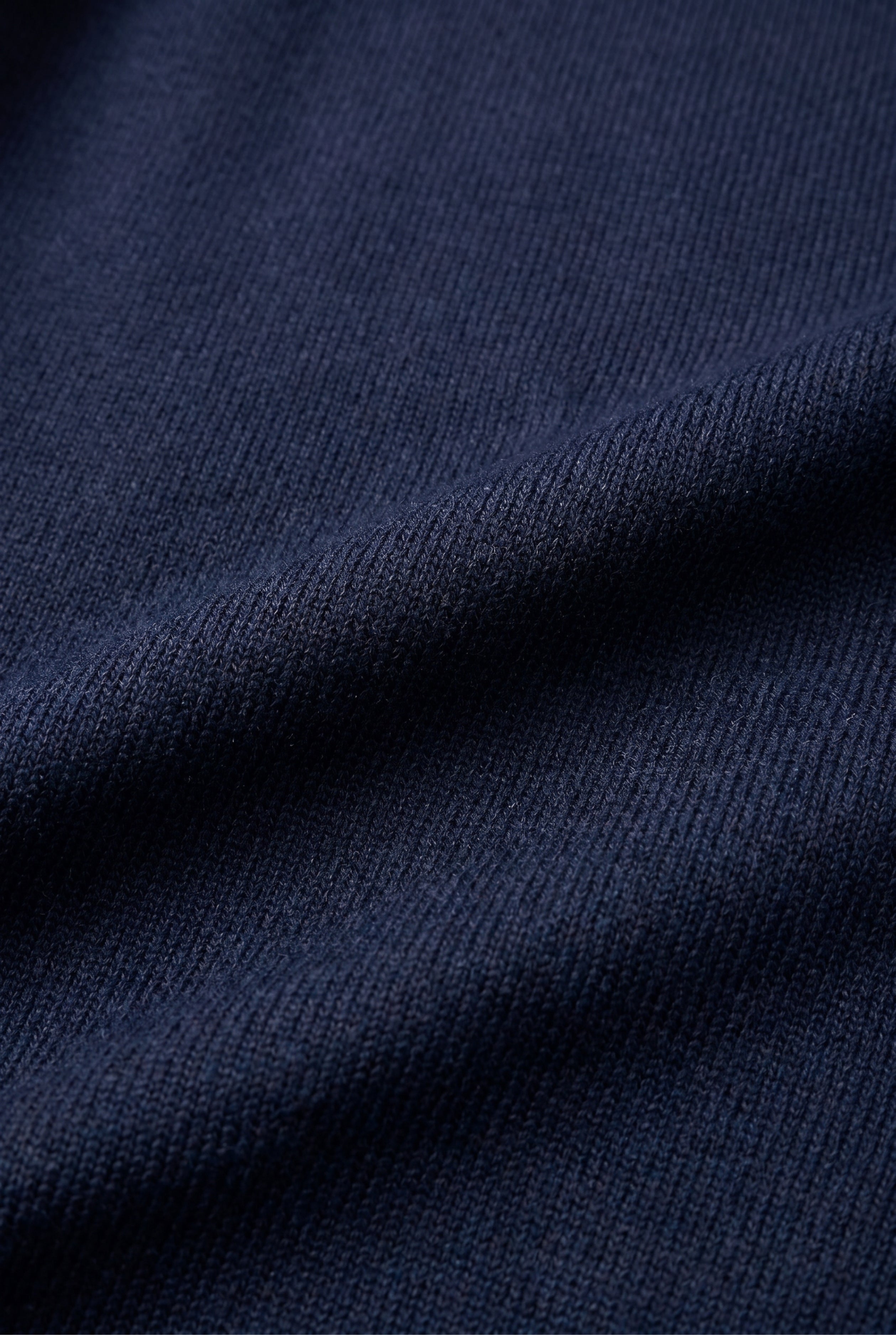 Merino Quarter Zip Navy