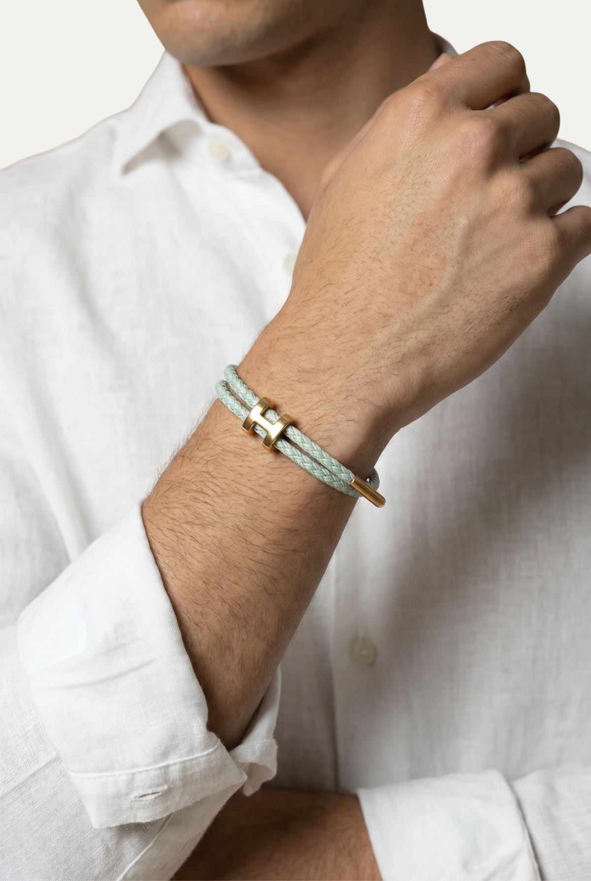 Ziamore Gold Bracelet Mint/Gold