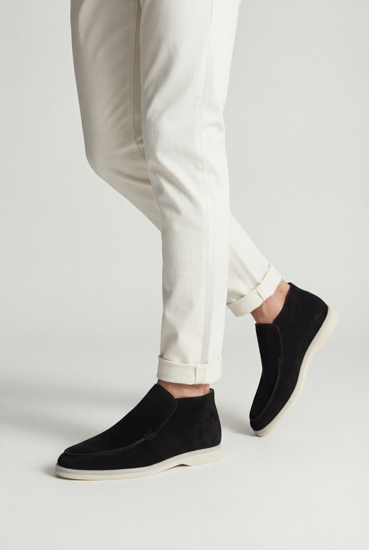 Amalfi Suede City Loafer Black