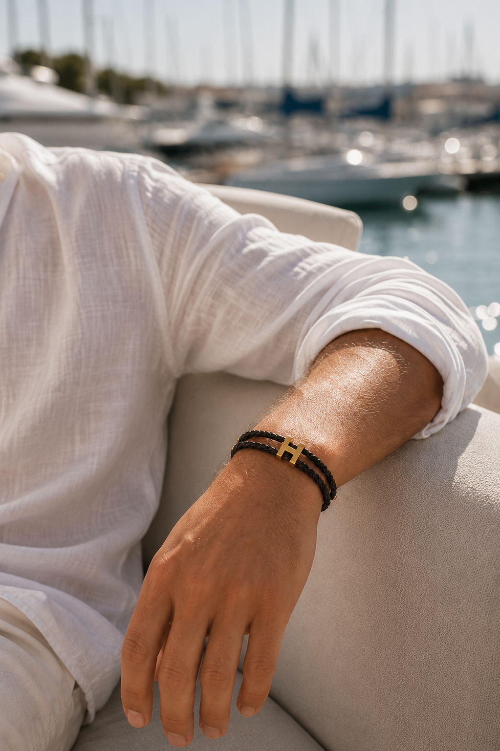 Aurea Bracelet Gold/Black