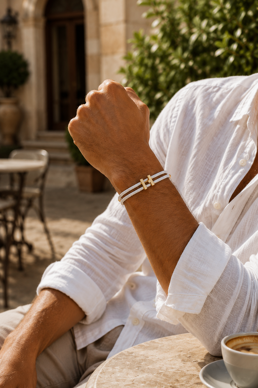 Aurea Bracelet White/Gold