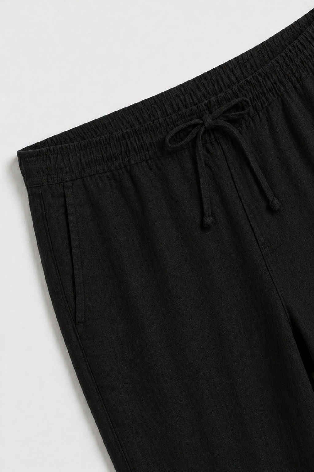 Linen Trousers Black