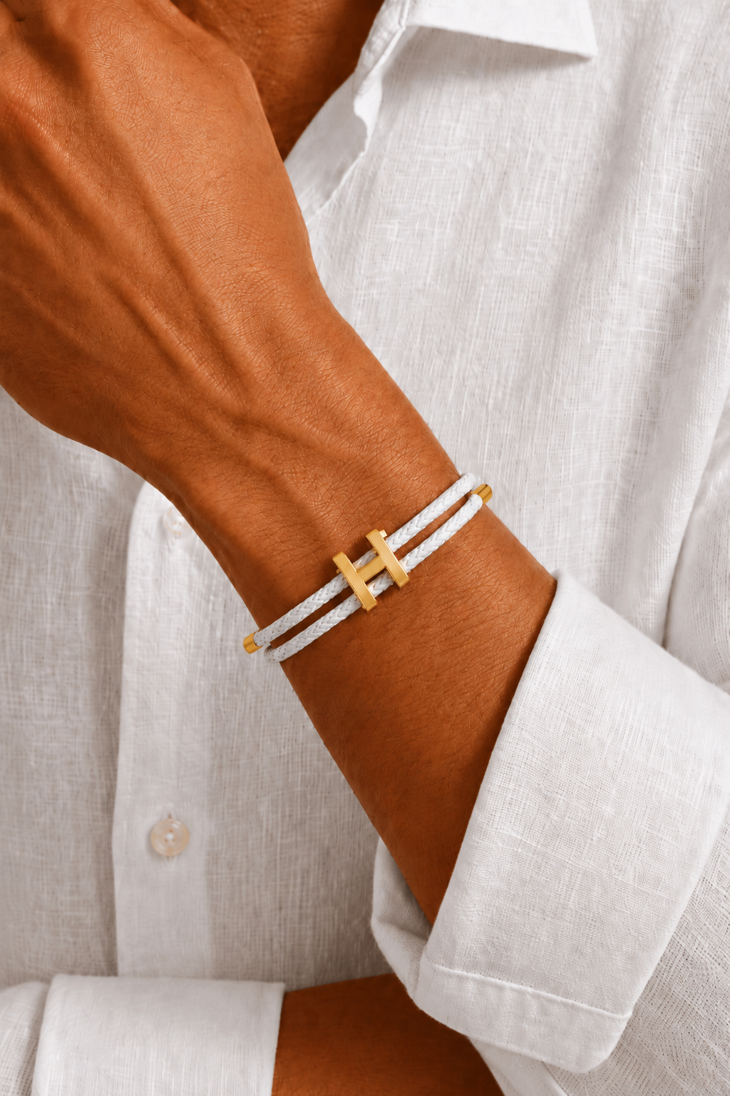 Aurea Bracelet White/Gold