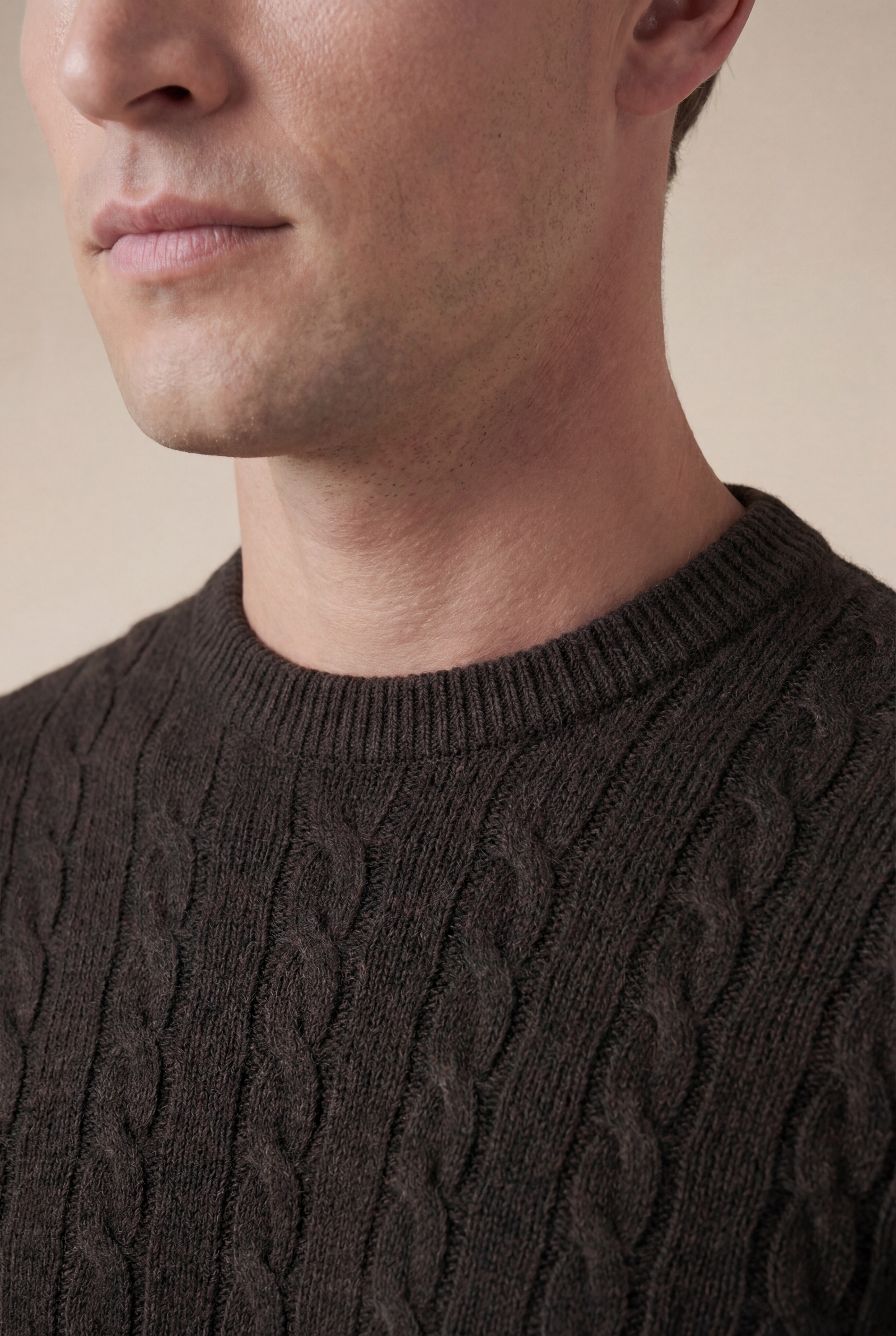 Como Cashmere Crewneck Black