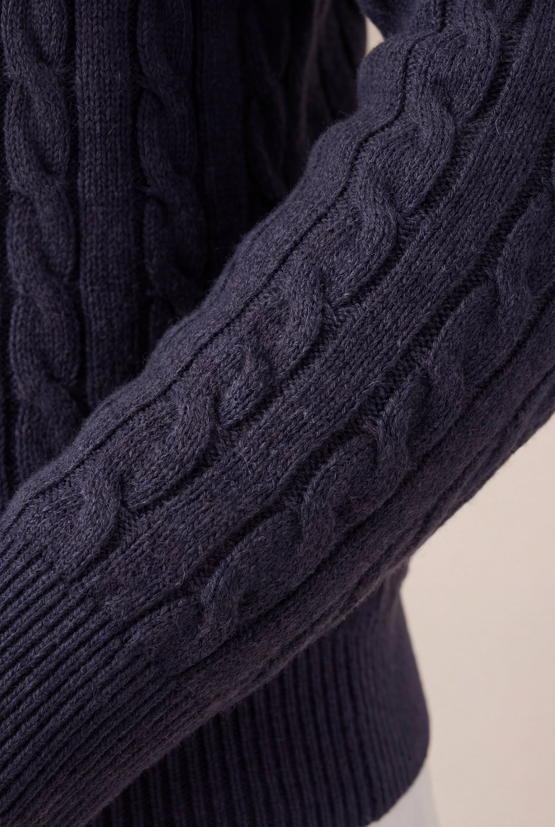 Como Cashmere Crewneck Navy