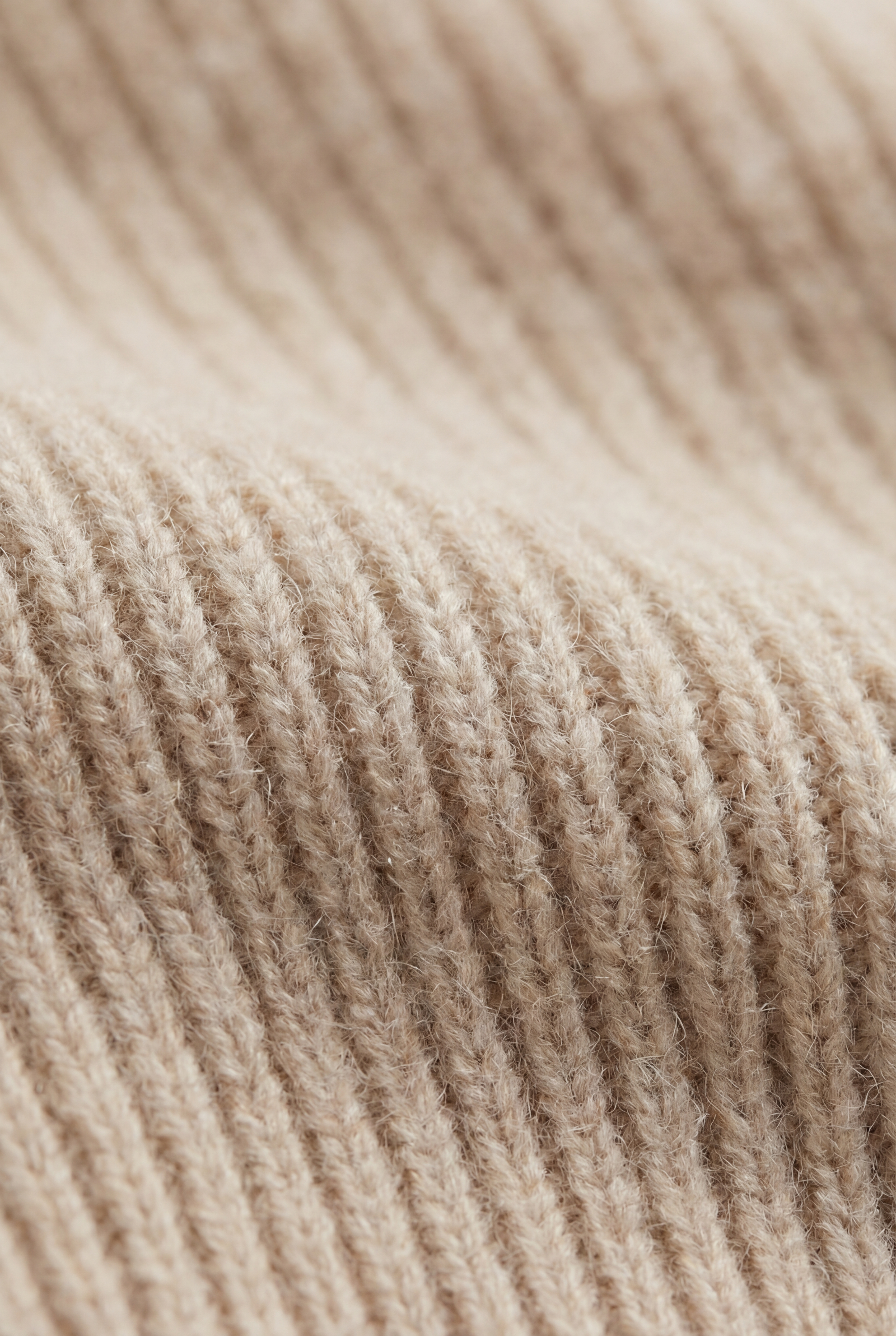 Cortina Cashmere Zip Hoodie Beige