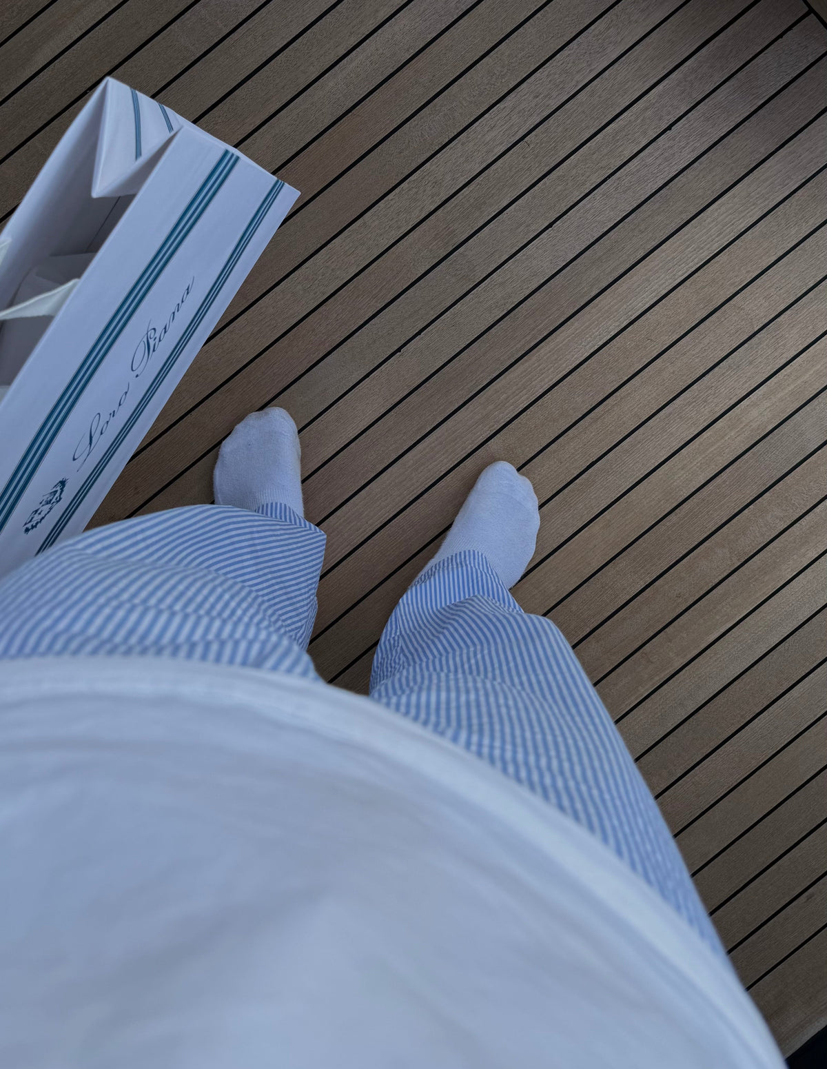 Linen Trousers Striped