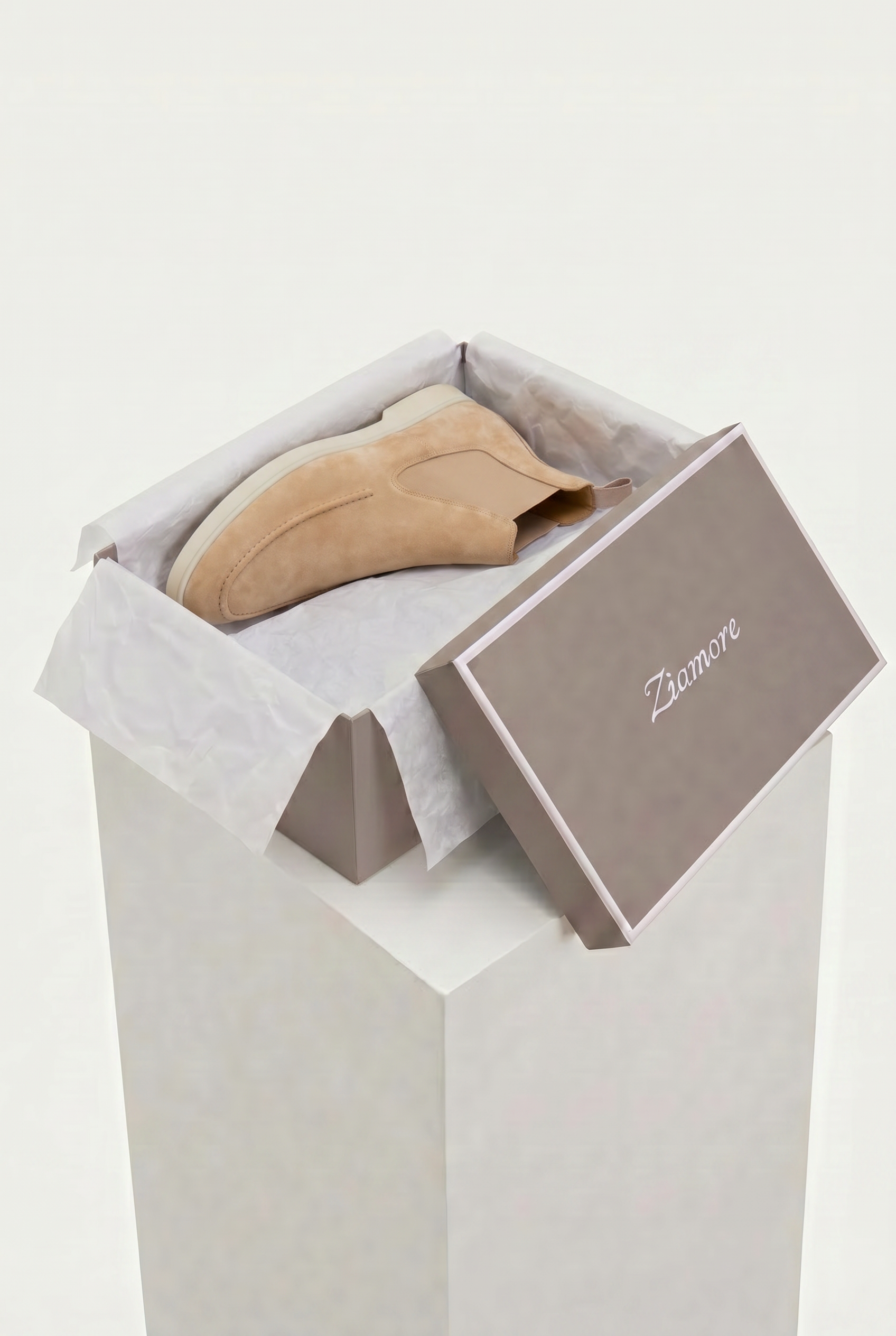 Palermo Suede Boot Sand Beige