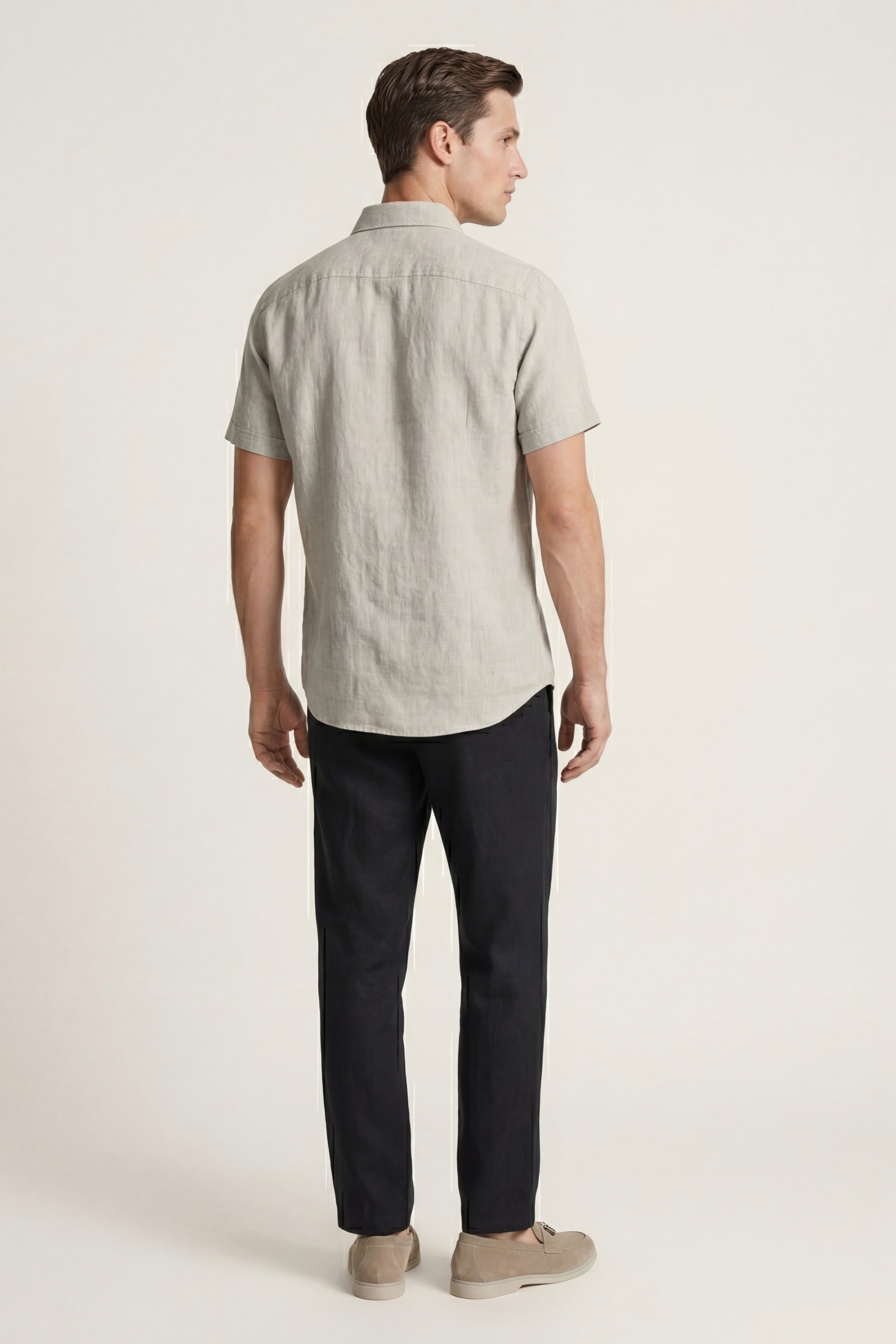 Trento Linen Set Beige/Black