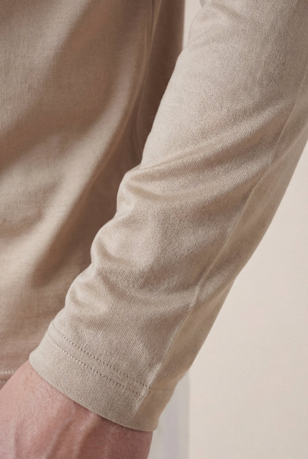 Portofino Long Sleeve Tee Beige