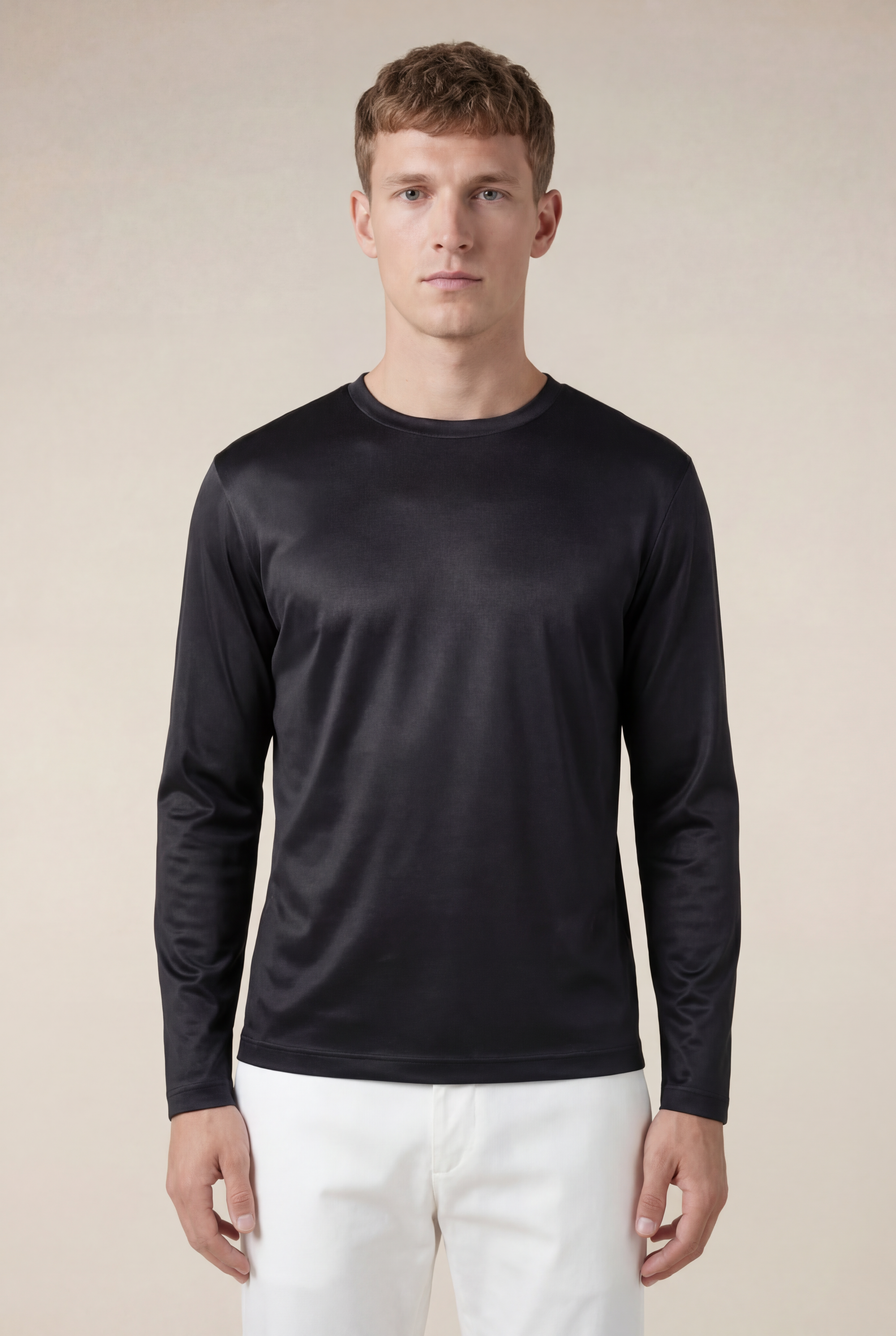 Portofino Long Sleeve Tee Black