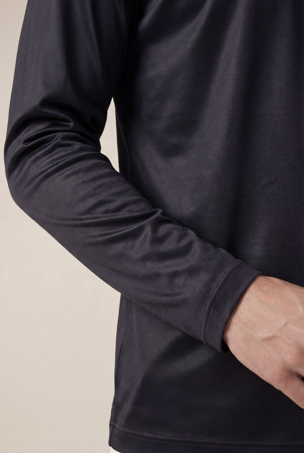 Portofino Long Sleeve Tee Black