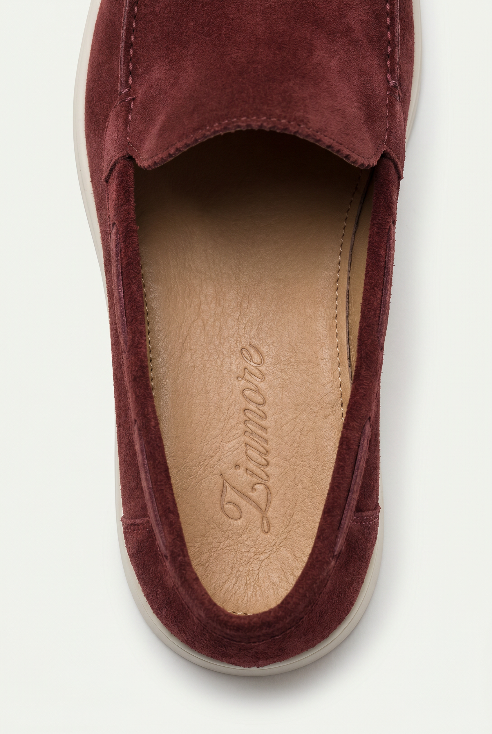 Amalfi Classic Suède Loafer Burgundy