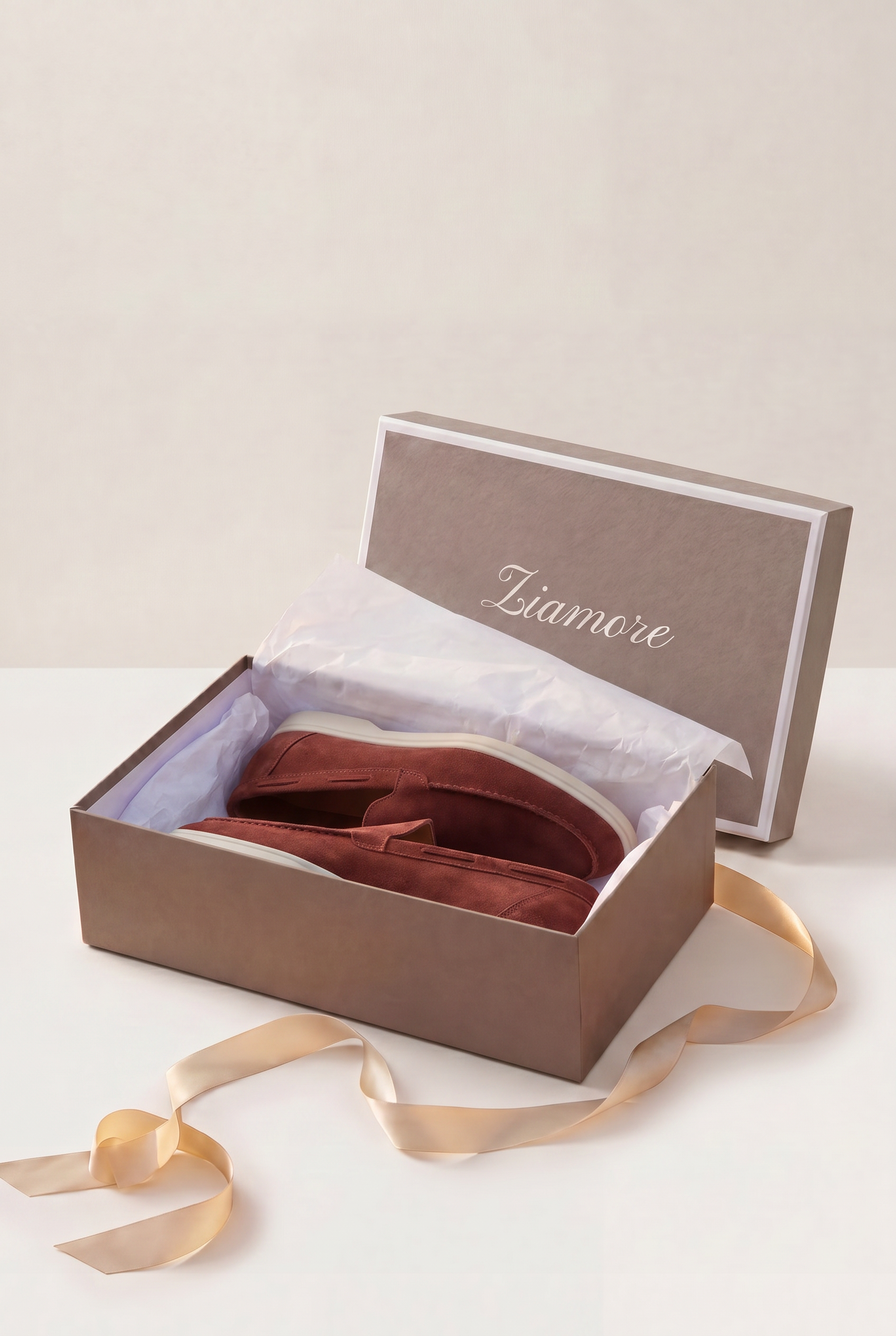 Amalfi Classic Suède Loafer Burgundy