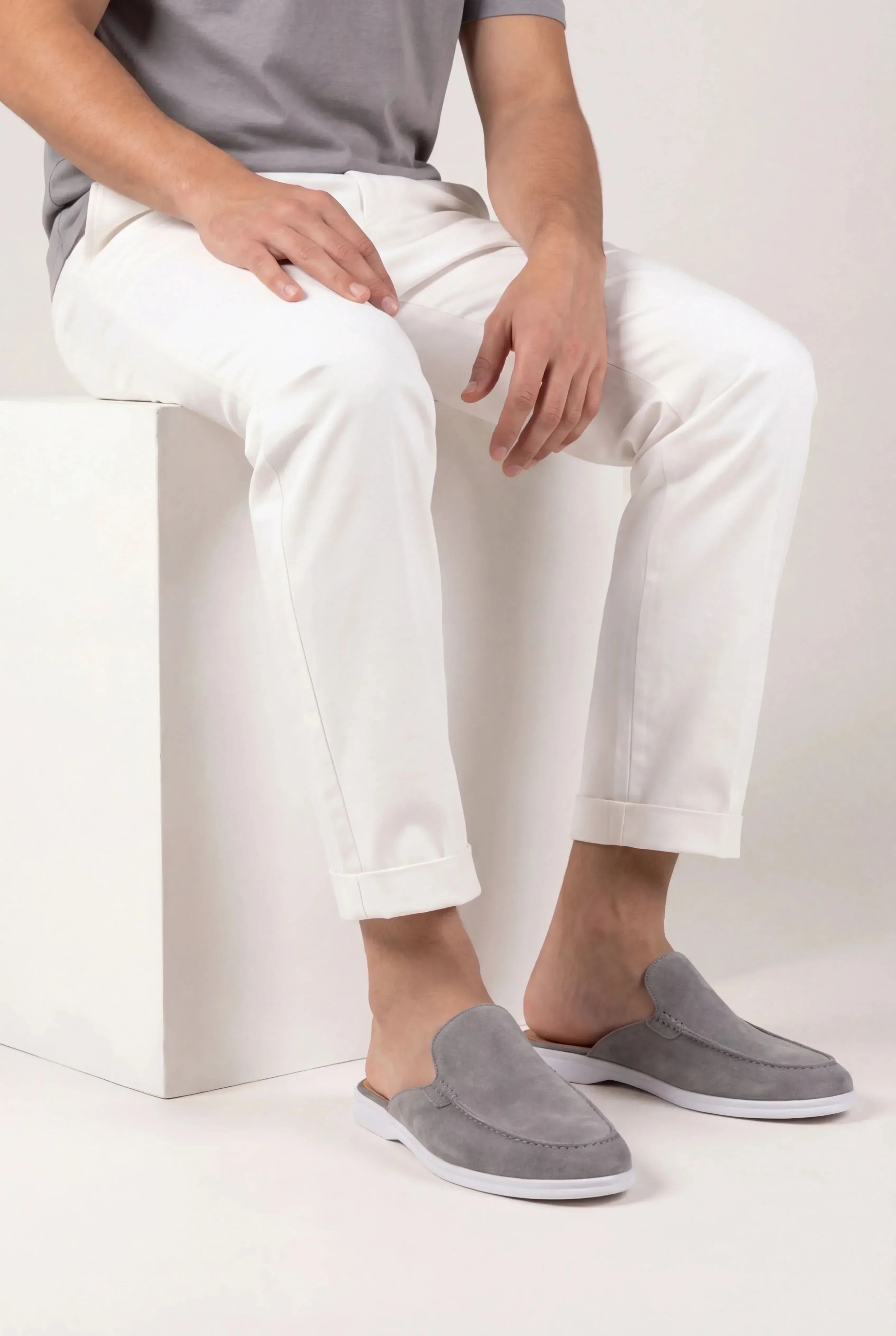 Grey Yacht Mule