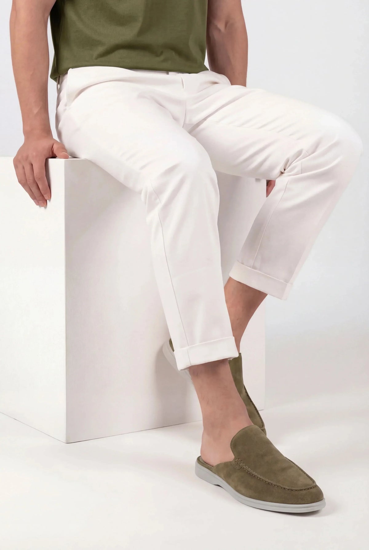 Olive Yacht Mule