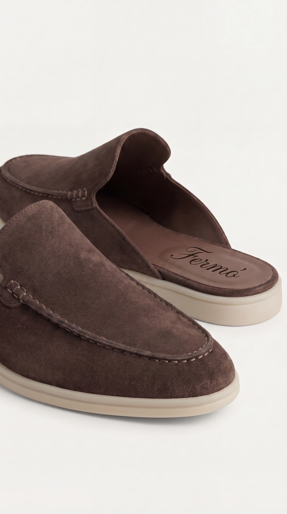 Yacht Suede Mule Brown