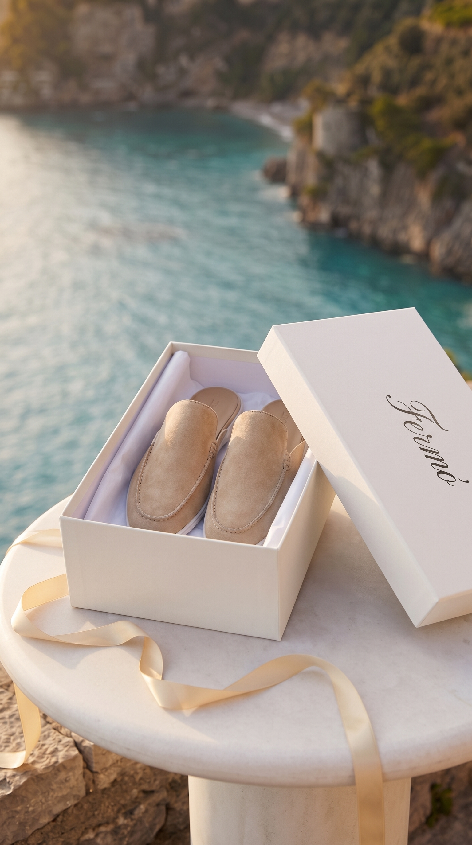 Yacht Suede Mule Beige