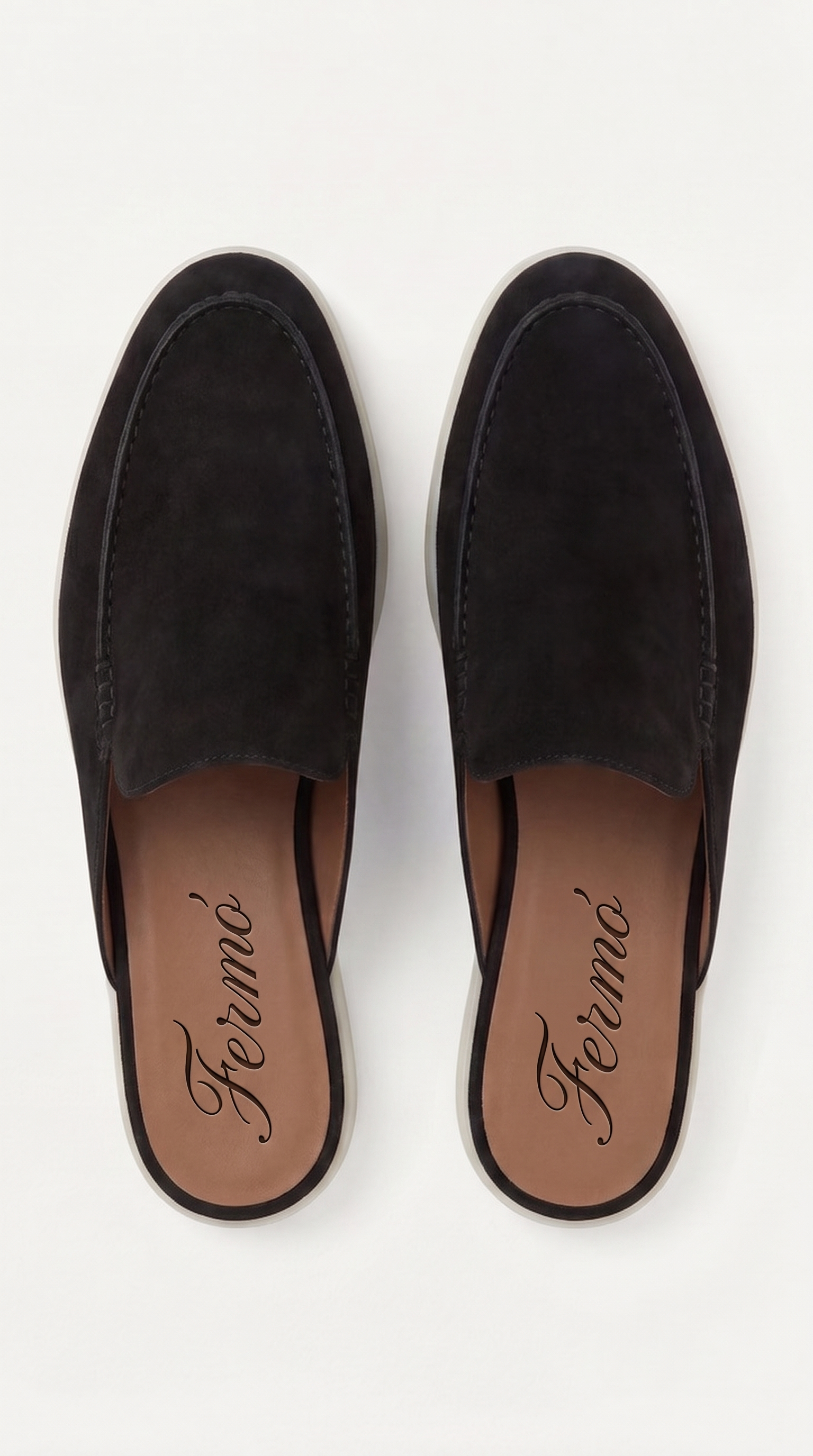 Yacht Suede Mule Black