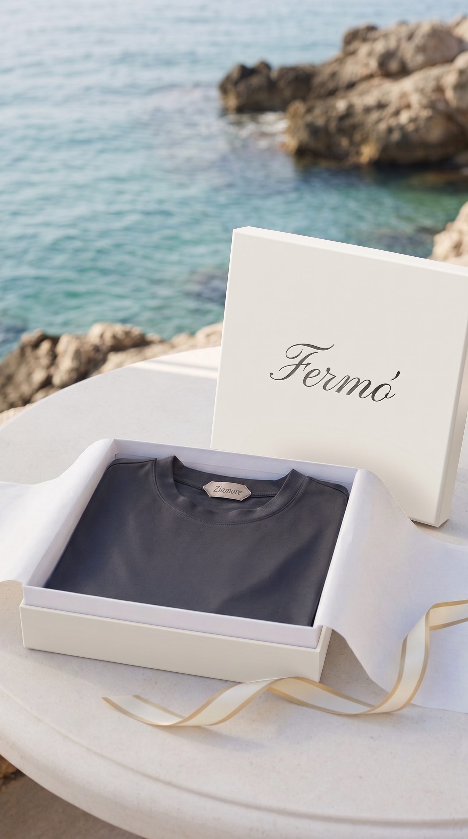 Portofino Long Sleeve Tee Grey