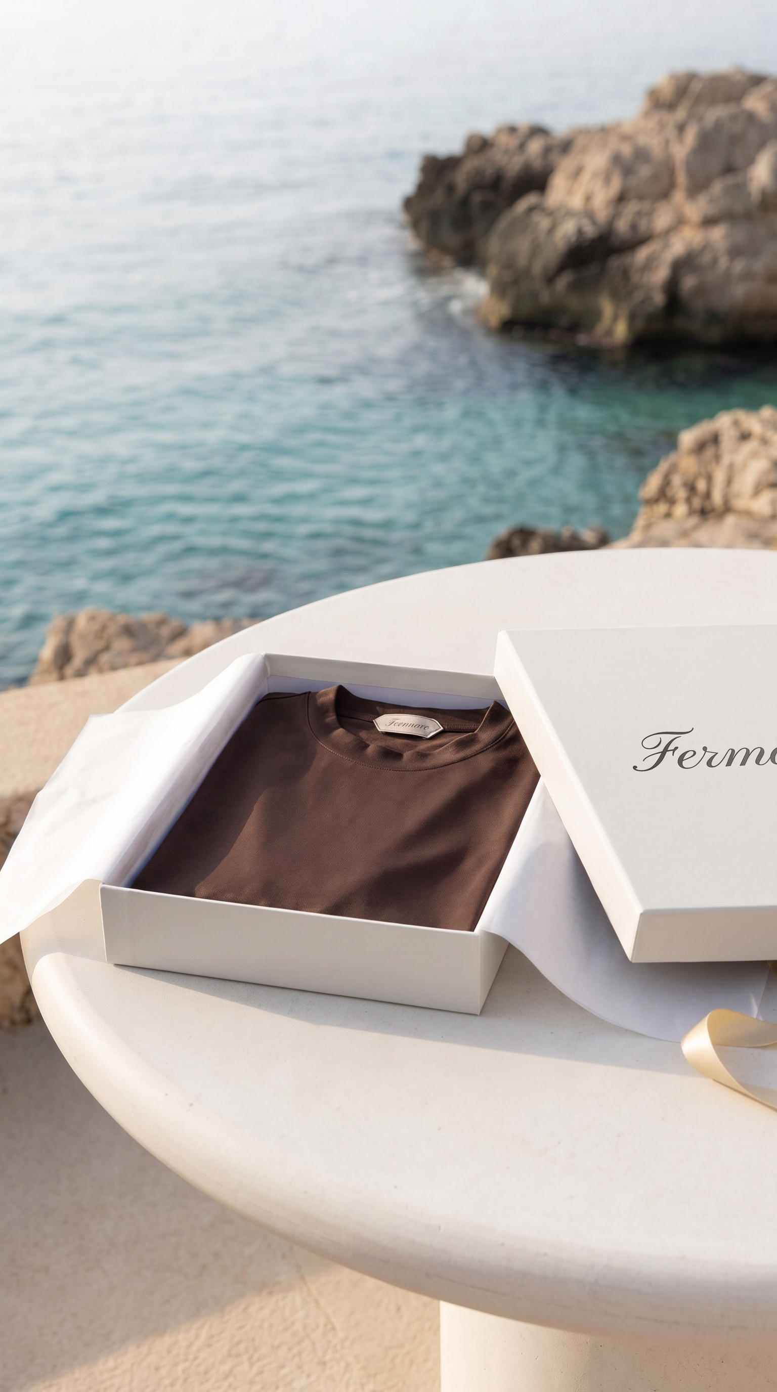 Portofino Long Sleeve Tee Brown