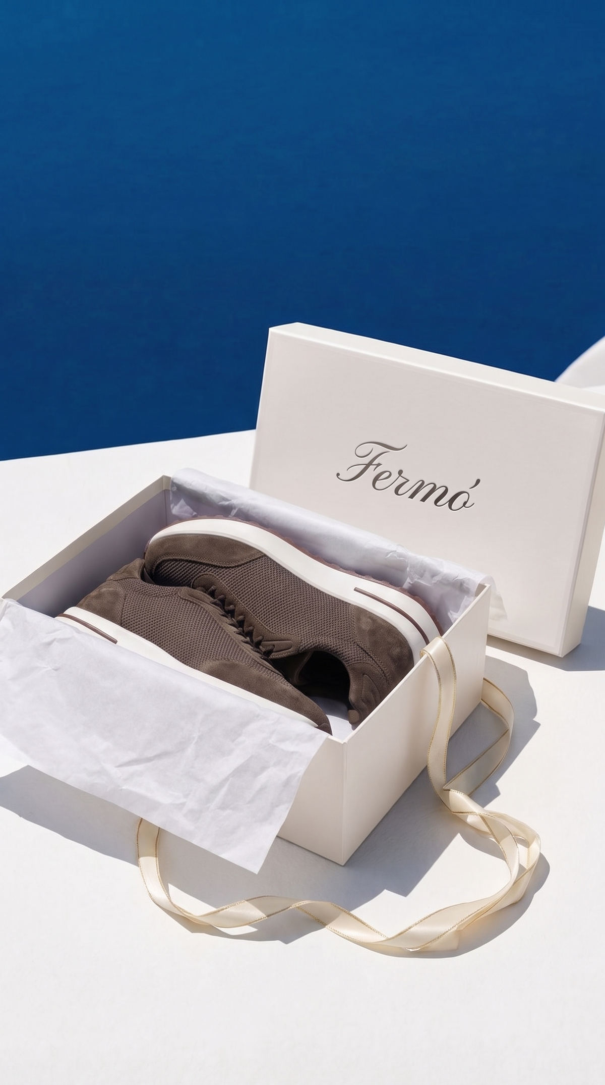Portofino Trainer Suede Brown