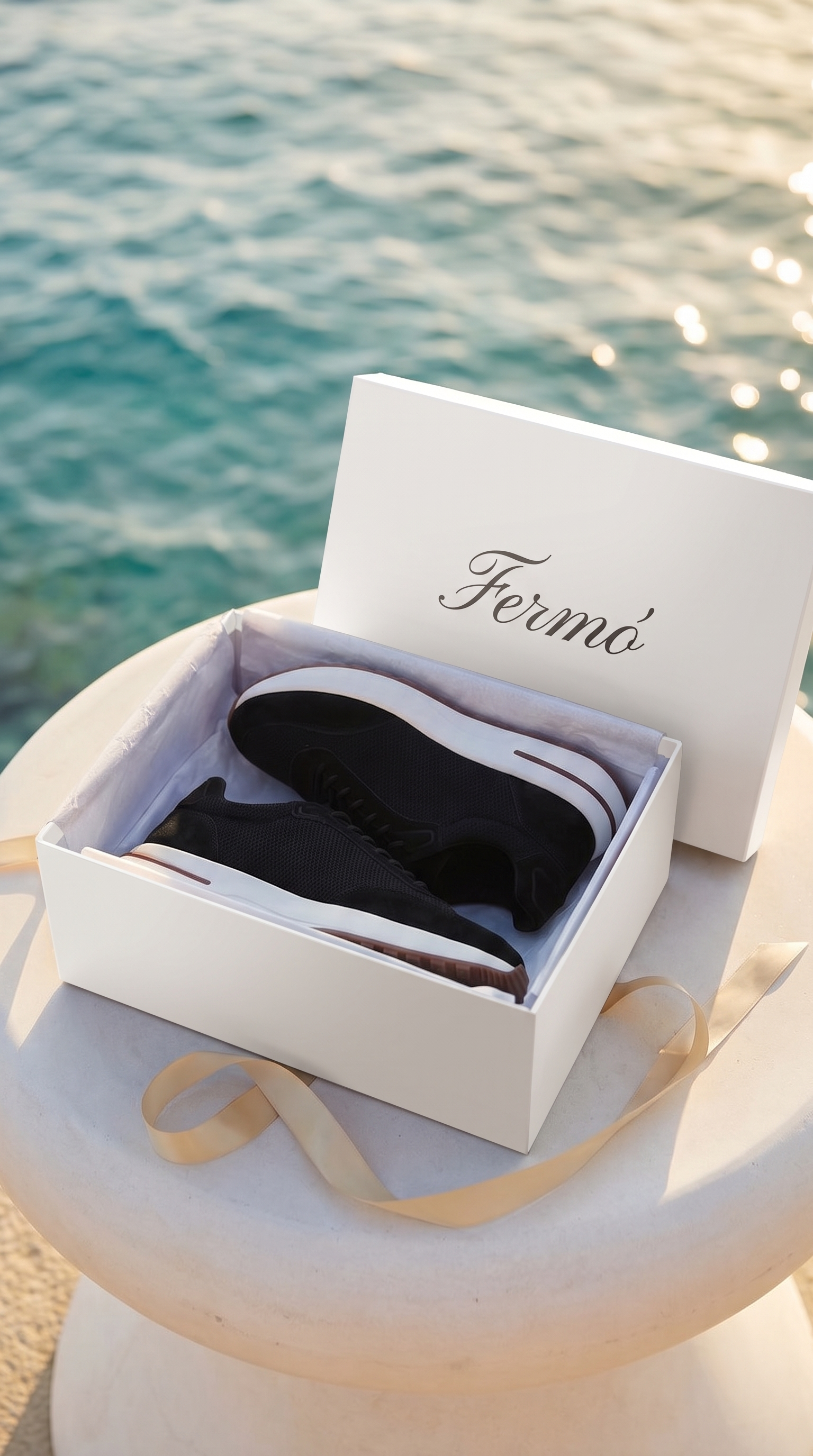 Portofino Trainer Suede Black