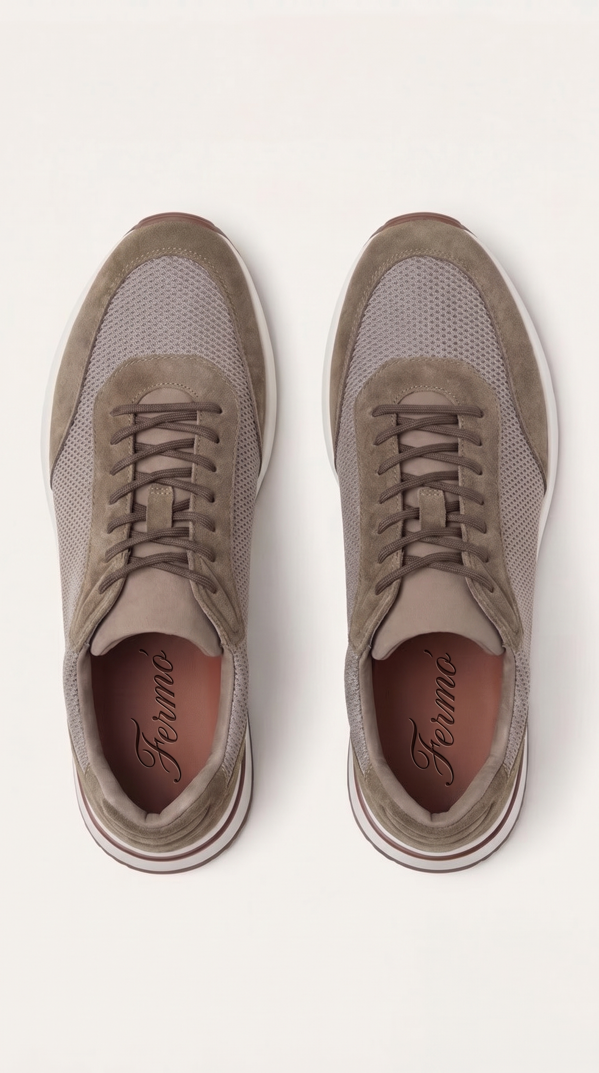 Portofino Trainer Suede Taupe
