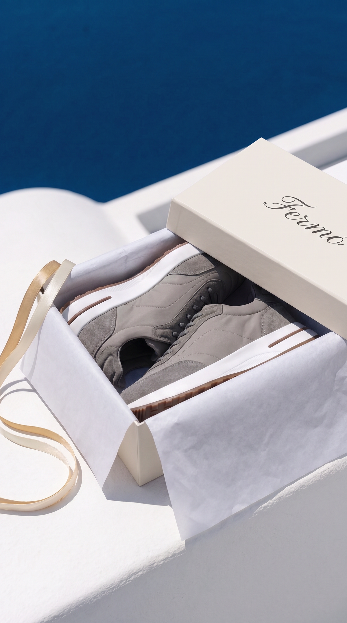 Portofino Sneaker Suede Grey